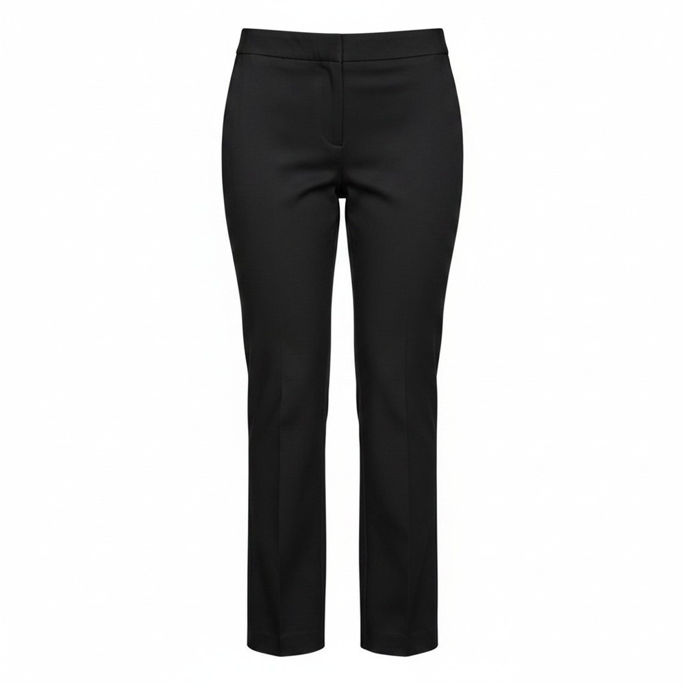 Chico's Juliet Trousers Women 1 Short Black So Slimming Straight Leg Dress Pants